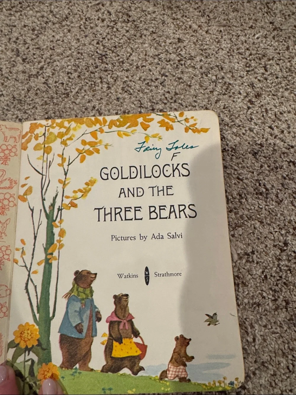 Goldilocks and The Three Bears - Orange Storyland Kids Book